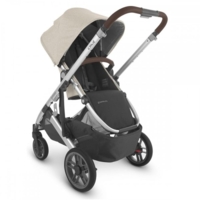 Прогулянкова коляска Uppababy Cruz V2 Declan Oat Melange/Silver frame/Chestnut leather (0420-CRZ-EU- DCL)