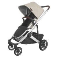 Прогулянкова коляска Uppababy Cruz V2 Declan Oat Melange/Silver frame/Chestnut leather (0420-CRZ-EU- DCL)