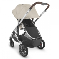 Прогулянкова коляска Uppababy Cruz V2 Declan Oat Melange/Silver frame/Chestnut leather (0420-CRZ-EU- DCL)
