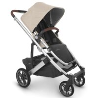 Прогулянкова коляска Uppababy Cruz V2 Declan Oat Melange/Silver frame/Chestnut leather (0420-CRZ-EU- DCL) 