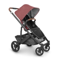 Прогулянкова коляска Uppababy Cruz V2 Lucy Rosewood melange/Carbon frame/Saddle leather (0420-CRZ-EU- LCY) 