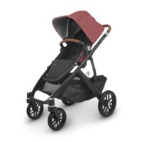 Прогулянкова коляска Uppababy Cruz V2 Lucy Rosewood melange/Carbon frame/Saddle leather (0420-CRZ-EU- LCY)