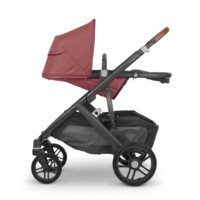 Прогулянкова коляска Uppababy Cruz V2 Lucy Rosewood melange/Carbon frame/Saddle leather (0420-CRZ-EU- LCY)