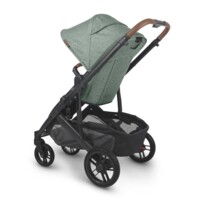 Прогулянкова коляска Uppababy Cruz V2 Gwen Green melange/Carbon frame/Saddle leather (0420-CRZ-EU- GWN)