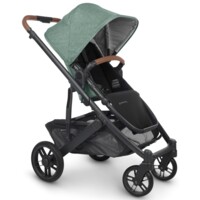 Прогулянкова коляска Uppababy Cruz V2 Gwen Green melange/Carbon frame/Saddle leather (0420-CRZ-EU- GWN) 