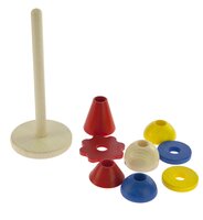 Пірамідка дерев'яна Nic Збірний чоловічок (NIC2301)