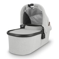 Люлька Uppababy Carrycot Anthony White and Grey Chanille Carbon Frame (0920-BAS-EU-ATH) 