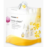 Пакети Medela Quick Clean Microwave Bags для парової стерилізації в мікрохвильовій печі 5 шт. (008.0040)