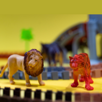 Игровой набор OTAMANKO Автотрек Удивительные приключения Африканское сафари 235 деталей (5320264)