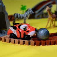 Игровой набор OTAMANKO Автотрек Удивительные приключения Африканское сафари 235 деталей (5320264)