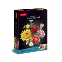 Тривимірна головоломка-конструктор CubicFun Букет квітів Весняний (P867h) 