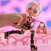 Игровой набор 4SF Manga Dolls Hello Kitty Золотая Роллер Дива (HKTF1000)