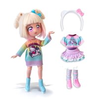 Игровой набор 4SF Manga Dolls Hello Kitty Стильная Конфетка-единорог (HKTF2000)
