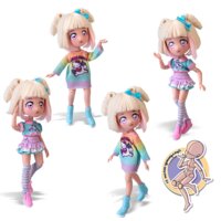 Игровой набор 4SF Manga Dolls Hello Kitty Стильная Конфетка-единорог (HKTF2000)