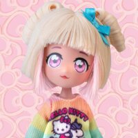 Игровой набор 4SF Manga Dolls Hello Kitty Стильная Конфетка-единорог (HKTF2000)