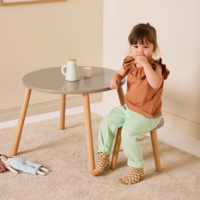 Детский стол и 2 стула Kid's Concept KID'S BASE Brown (7340028734949)