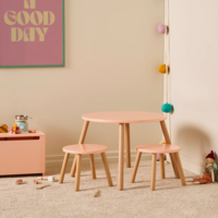 Детский стол и 2 стула Kid's Concept KID'S BASE Brown (7340028734949)