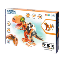Роботизована іграшка-конструктор XTREM BOTS Діно Рекс STEM (XT3803086) 