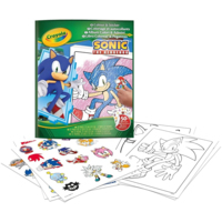 Розмальовка Crayola Sonic 32 сторінки та 4 сторінки наліпок (04-0898G) 