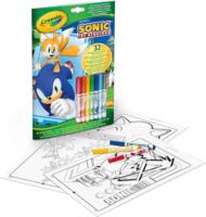 Розмальовка Crayola Sonic 32 стор. та 7 фломастерів (04-0866G) 