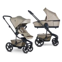 Универсальная коляска 2 в 1 Easy Walker Harvey5 Premium MIDDLE LUX Pearl Taupe + эрго-рюкзак для младенцев Nimbel Carrier (EHA50013 ERGO)