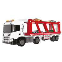 Игровой набор TechnoDrive Large Truck Автоперевозчик Scania, 4 машины, свет, звук (6414KS) 
