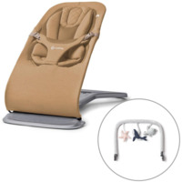 Стільчик-шезлонг Evolve Bouncer Camel + іграшка Toy Bar Ocean Wonders (EVLBNCCAM) 