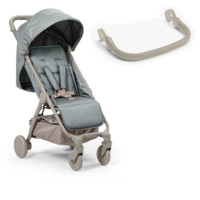 Прогулянкова коляска Elodie Details Mondo Pebble Green + бампер (80820120193NA) 