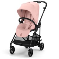 Прогулянкова коляска Cybex Melio Carbon Candy Pink з бампером (525000027) 