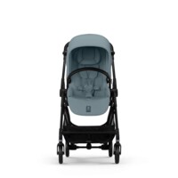 Прогулянкова коляска Cybex Melio Carbon Stormy Blue з бампером (525000019)