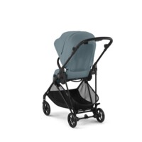 Прогулянкова коляска Cybex Melio Carbon Stormy Blue з бампером (525000019)