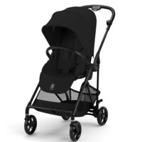 Прогулянкова коляска Cybex Melio Carbon Magic Black з бампером (525000001) 