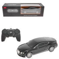 Машинка на радіокеруванні Rastar Bentley Continental GT speed 1:24, чорний (6930751307322) 