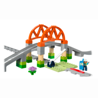 Конструктор LEGO DUPLO Додатковий набір. Залізничний міст і колії (10426)