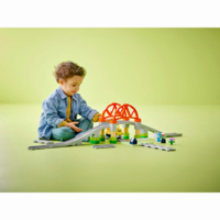 Конструктор LEGO DUPLO Додатковий набір. Залізничний міст і колії (10426)