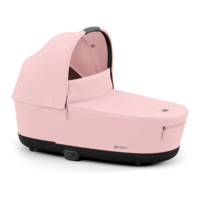 Коляска Cybex e-Priam 2 в 1 Peach Pink шасі Chrome Black з електроприводом 