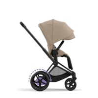 Коляска Cybex e-Priam 2 в 1 Cozy Beige шасі Matt Black з електроприводом 