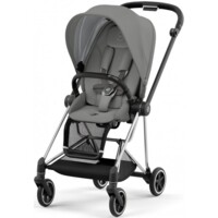 Прогулянкова коляска Cybex Mios 4.0 Mirage Grey, шасі Chrome Black (08732513) 