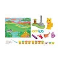 Набор для творчества с массой для лепки Play-Doh Лев и друзья (F7221)