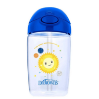 Чашка-поїльник Dr.Brown's з м'якою силіконовою трубочкою Блакитна Планета, 350 мл (TC21015-INTL)