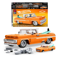 Коллекционная машинка-конструктор Mattel Brick Shop Hot Wheels Elite Chevy 858 деталей (JFT20) 