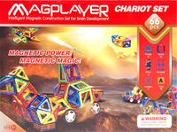 Конструктор магнітний Magplayer 66 елементів (MPA-66)