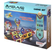 Конструктор Magplayer магниітний набір. 72 эл. (MPB-72)