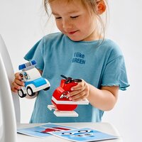 Конструктор Lego Duplo Мій перший пожежний вертоліт і поліцейський автомобіль (10957)