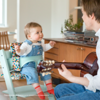 Спинка з обмежувачем Stokke Baby Set² для стільчика Tripp Trapp Vanilla White (650011)