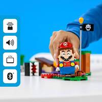 Конструктор LEGO Super Mario Додатковий рівень Зустріч у джунглях із Кусакою на ланцюгу (71381)