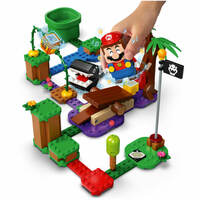 Конструктор LEGO Super Mario Додатковий рівень Зустріч у джунглях із Кусакою на ланцюгу (71381)