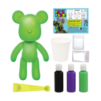 Набор для творчества Pour Palz Флюид Арт Black Edition Мишка «Ночь ужасов» (GS-G87784/2)