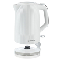 Электрочайник Gorenje 1.7л, Strix-контроль, белый матовый (K17DPW)