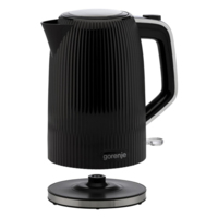 Электрочайник Gorenje 1.7л, Strix-контроль, черный матовый (K17DPB)